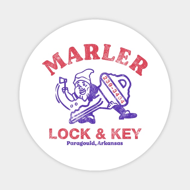 Marler Lock & Key Magnet by rt-shirts